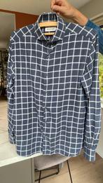 State of Art overhemd - Blauw geruit L, Ophalen of Verzenden, Zo goed als nieuw, Blauw, Halswijdte 39/40 (M)