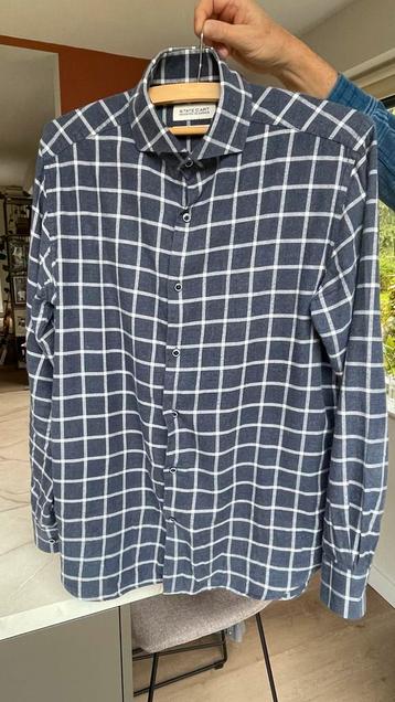State of Art overhemd - Blauw geruit L beschikbaar voor biedingen