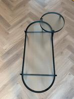 Glazen set salontafels, Ophalen, Rond, 50 tot 100 cm, Minder dan 50 cm