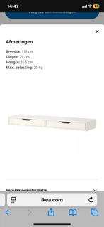 Wandplank met 2 lades, Huis en Inrichting, Woonaccessoires | Wandplanken en Boekenplanken, Ophalen of Verzenden, Gebruikt