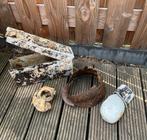 Lotje duitse bodemvondsten mg kist helm veldfles, Verzamelen, Militaria | Tweede Wereldoorlog, Ophalen of Verzenden, Landmacht