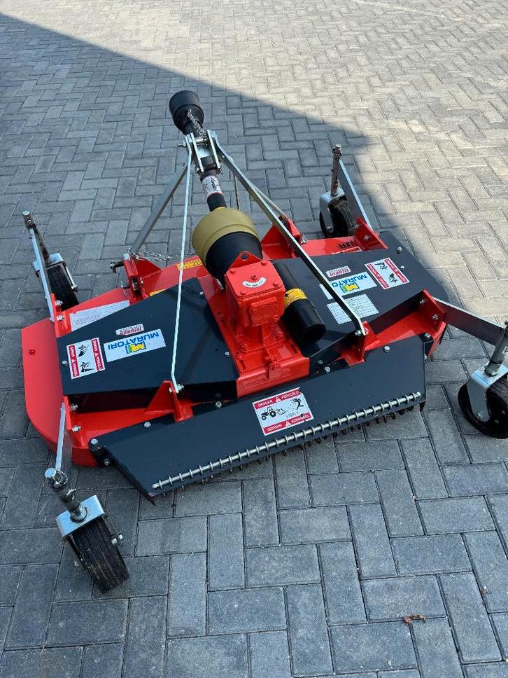 Muratori MR 15 aftakas driepunt cirkelmaaier, Tuin en Terras, Grasmaaiers, Zo goed als nieuw, 50 cm of meer, Cirkelmaaier, Ophalen