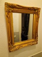 Houten  hal / toilet spiegel, Huis en Inrichting, Woonaccessoires | Spiegels, Minder dan 50 cm, Ophalen of Verzenden, Zo goed als nieuw