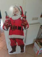 Kartonnen Coca-Cola Kerstman Reclamebord, Verzamelen, Ophalen of Verzenden, Gebruikt, Reclamebord