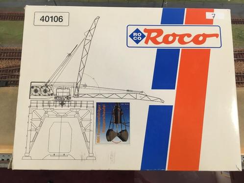 Roco 40106 Havenkraan, Hobby en Vrije tijd, Modeltreinen | H0, Zo goed als nieuw, Overige typen, Gelijkstroom, Roco, Ophalen