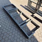 7 CONSTRUCTIE  METALEN PROFIELEN MASSIEVE AS MET WIELEN, Ophalen, Gebruikt, IJzer