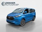 Ford Tourneo Custom 340 L1H1 Titanium X 2.5i 233pk PHEV eCVT, Auto's, Gebruikt, 4 cilinders, Blauw, Plug-in hybride