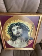 Borduurwerk halve kruissteek christus, Ophalen of Verzenden, Zo goed als nieuw, Borduurpakket