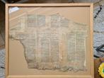 Gazette van Antwerpen 1788 (Krant als behangpapier in lijst), Ophalen of Verzenden, Voor 1920, Buitenland, Krant