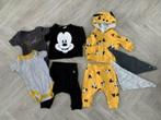 Stoere Mickey Mouse joggingpakjes maat 56!, Verzenden, Zo goed als nieuw, Jongetje of Meisje, Pakje