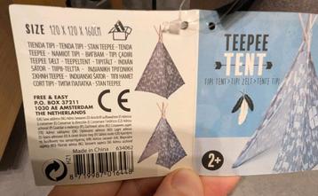 Speeltentje voor kinderen / Teepee tent for children  beschikbaar voor biedingen