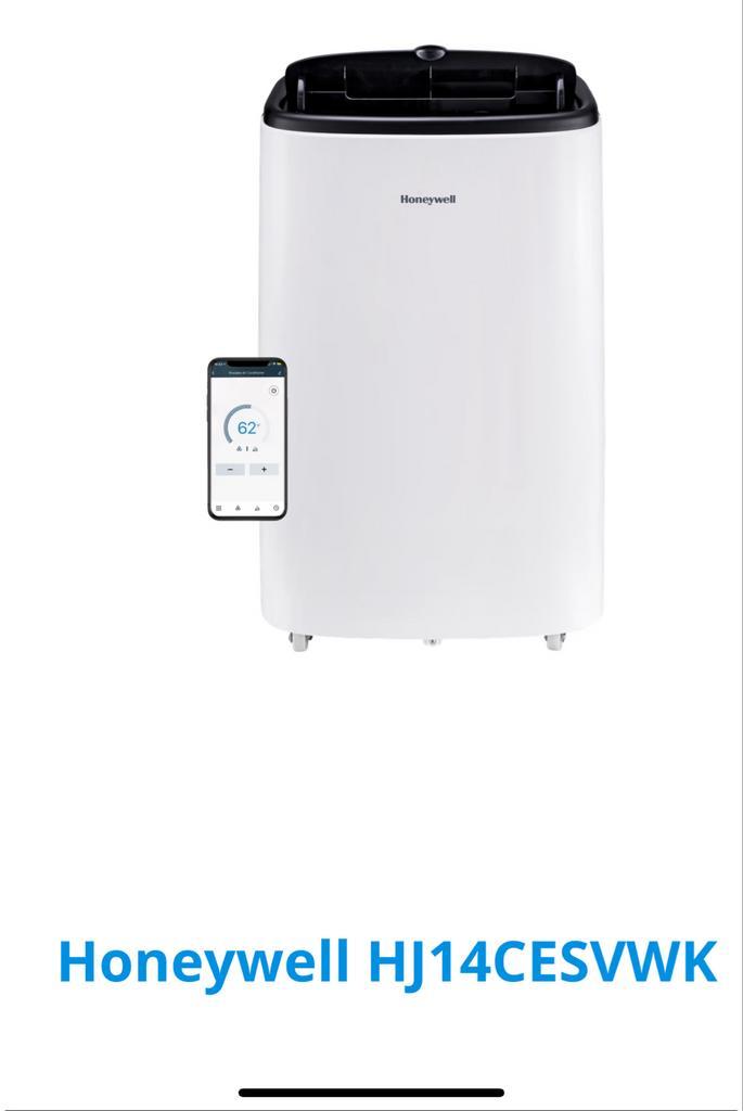 Honeywell HJ14CESVWK Mobiele Airco verrijdbaar, Witgoed en Apparatuur, Airco's, Nieuw, Mobiele airco, Minder dan 60 m³, 3 snelheden of meer