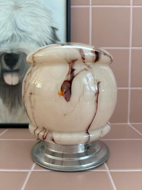 Thabur, art deco lamp, vintage plafondlamp, plafonnière, Antiek en Kunst, Antiek | Lampen, Ophalen of Verzenden