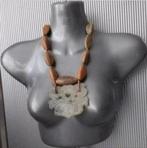 Manouk - ketting met pitten + edelsteen, Met hanger, Overige kleuren, Verzenden, Nieuw