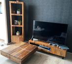 Mooie set van VidaXL massief hout, Ophalen, Gebruikt, 25 tot 50 cm, Minder dan 100 cm