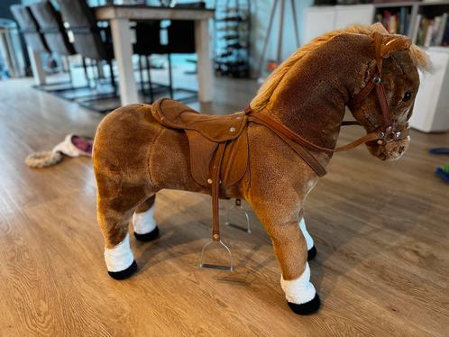 Speelpaard met zadel en hoofdstel, Kinderen en Baby's, Speelgoed | Hobbelfiguren, Gebruikt, Ophalen