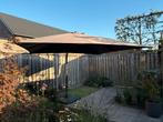Hartman Zweefparasol 3x3m, Ophalen, Gebruikt, Kantelbaar, 2 tot 3 meter