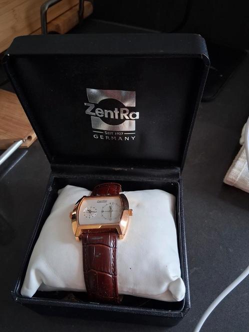 TE KOOP: Zentra horloge, Sieraden, Tassen en Uiterlijk, Horloges | Heren, Zo goed als nieuw, Polshorloge, Overige merken, Staal
