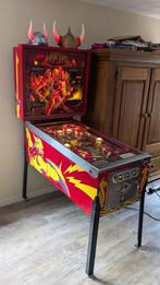 Bally Viking flipperkast 100% spelend met topper verlicht, Gebruikt, Elektronisch, Bally, Ophalen of Verzenden