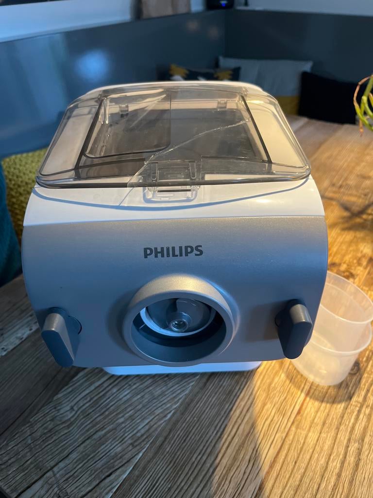 Philips Pastamachine - Perfecte pasta thuis!, Witgoed en Apparatuur, Broodbakmachines, Zo goed als nieuw, Met timer, 400 tot 800 gram deeg