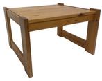 Vintage salontafel grenenhout minimalistisch jaren 70