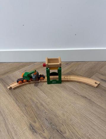 Heel goed vintage Brio 33554 Rots station + Clever crane  beschikbaar voor biedingen