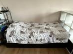 Brimnes bed zwart ZONDER matrassen, Ophalen, Overige materialen, Tweepersoons, Scandinavisch