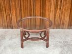 Rotan coffeetable, rond, Ophalen