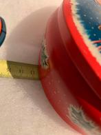 #kerst Zeer oud Vintage Kerst Blik met Kerstman en Rendieren, Diversen, Gebruikt, T, Ophalen of Verzenden, N