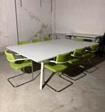 Vergadertafel met groene stoelen, Ophalen, Gebruikt