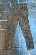 Stoere Leren broek | Broek van leer | Dames maat S, Bruin, Ophalen of Verzenden, Maat 36 (S), Lang
