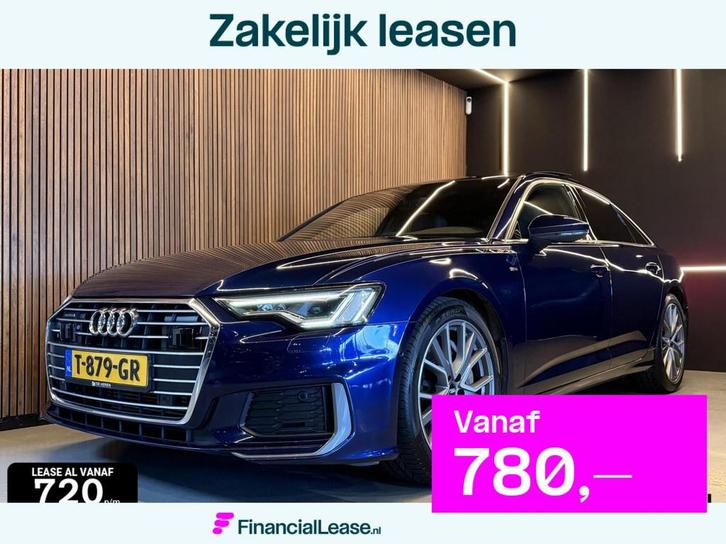 Audi A6 Limousine 55 TFSI quattro Design Pro Line Plus Sline, Auto's, Audi, Bedrijf, Lease, Financial lease, A6, ABS, Achteruitrijcamera