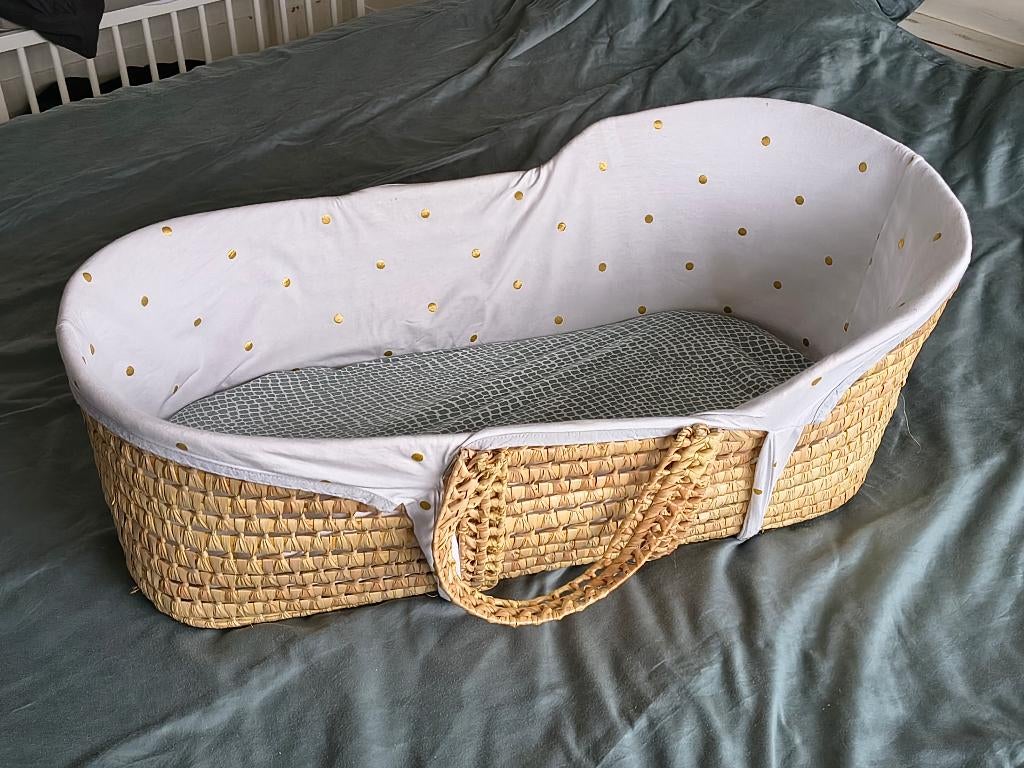 Baby mand incl. matrasje, Ophalen, Gebruikt, Wieg