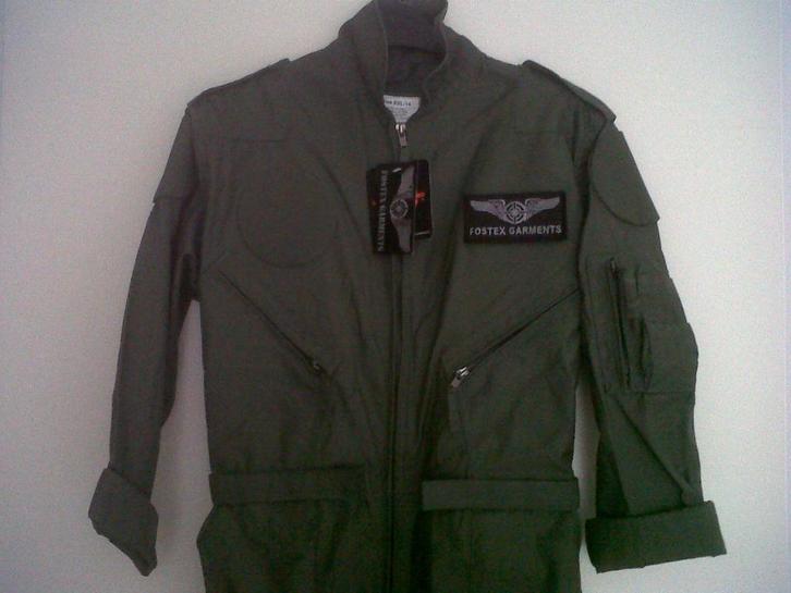Piloten overall in groene kaki (maat: Small), Verzamelen, Militaria | Algemeen, Ophalen of Verzenden