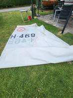 Set Javelin zeilen + blokken, Watersport en Boten, Ophalen, Zo goed als nieuw, Overige typen, 15 tot 30 m²