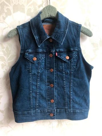 Levi bodywarmer gilet SHRUNKEN 90S VEST jeans spijkerstof XS beschikbaar voor biedingen