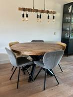 Ronde eettafel (130cm doorsnee), Ophalen, Zo goed als nieuw, Rond, 100 tot 150 cm