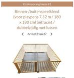 Speelkleed voor Playpen- Uitwasbaar - Antraciet, Ophalen, Gebruikt