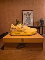 DS EUR42.5/US 9 Nike Air Max 1 Travis Scott 'Saturn Gold', Kleding | Heren, Schoenen, Ophalen of Verzenden, Nieuw, Overige kleuren