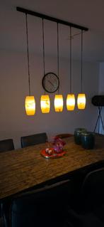 Alabaster Eetkamerlamp - Stijlvolle Verlichting, Ophalen, Overige materialen, Zo goed als nieuw, 75 cm of meer