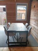 Eettafel, Huis en Inrichting, Tafels | Eettafels, Zo goed als nieuw, 150 tot 200 cm, Vier personen, Rechthoekig