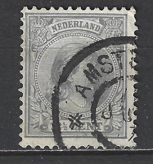 NVPH 38 gebruikt Wilhelmina 1891 : OUD NEDERLAND per stuk, Postzegels en Munten, Postzegels | Nederland, Gestempeld, T/m 1940