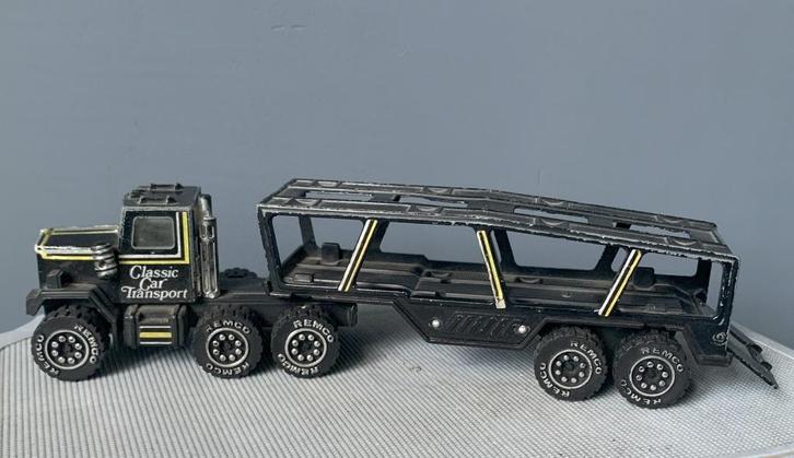 Vintage 1986 REMCO Carrier Transporter Truck | Goodyear, Hobby en Vrije tijd, Modelbouw | Auto's en Voertuigen, Gebruikt, Truck
