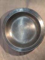 Antiek - grote tinnen schaal, Antiek en Kunst, Antiek | Tin, Ophalen of Verzenden