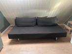 Slaapbank wehkamp, Gebruikt, Zwart, Tweepersoons, Ophalen of Verzenden