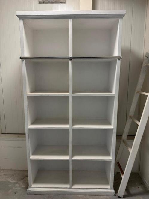 Boekenkast met ladder, Huis en Inrichting, Kasten | Boekenkasten, Zo goed als nieuw, 100 tot 150 cm, 200 cm of meer, 25 tot 50 cm