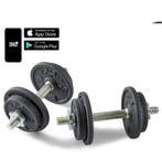 Halterset voor krachttraining 20 kg, Ophalen, Zo goed als nieuw, Halterset