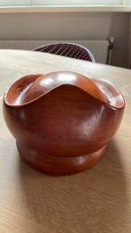 Brocante oude antieke hoedenmal hout, Ophalen, Gedragen, Hoed