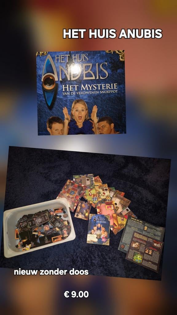 Het Huis Anubis - Het Mysterie Bordspel, Vijf spelers of meer, Ophalen of Verzenden, Nieuw, Onbekend