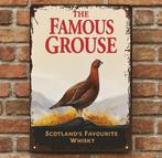 Vintage Famous Grouse whisky bord (30x20), Ophalen of Verzenden, Nieuw, Reclamebord